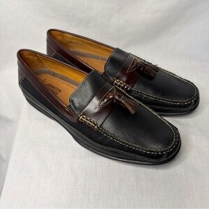Johnston & Murphy Black and Dark Brown Men's Loafers